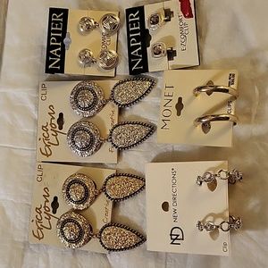 NWT  Lot of 6 dept store earrings